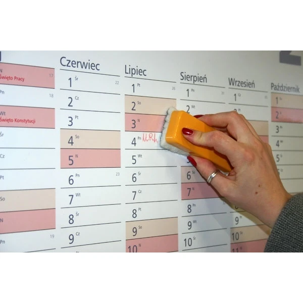 Plenner suchościeralny na 2026 z nadrukiem firmowym