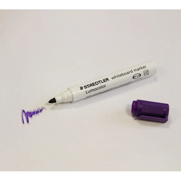 Fioletowy marker suchościeralny  Stadetler Lumocolor Whiteboard