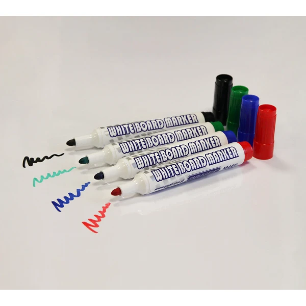 Markery suchościeralne GRANIT 4szt: CZARNY, ZIELONY, NIEBIESKI I CZERWONY