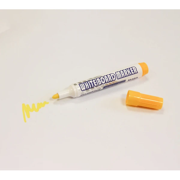 ŻÓŁTY marker suchościeralny GRANIT Whiteboard do białych tablic i planerów