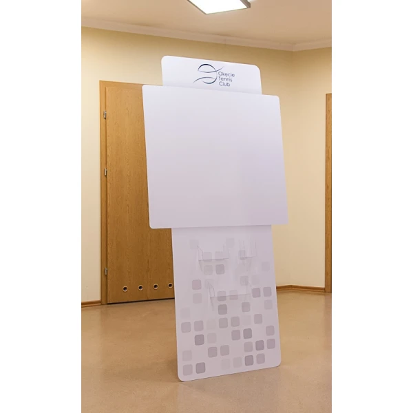 Stojąca biała tablica suchościeralna + markery z gąbką, tablica szkolna do nauki w domu