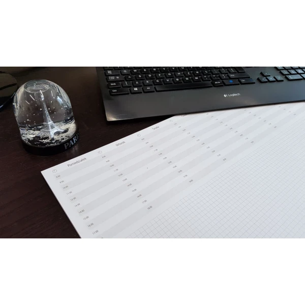 Biuwar planer organizer notes na biurko 48x33cm bez listwy ochronnej