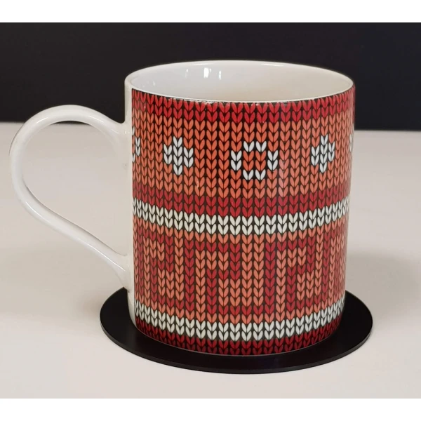 Podkładka pod kubek czarna fi 10 cm gr. 1,7mm