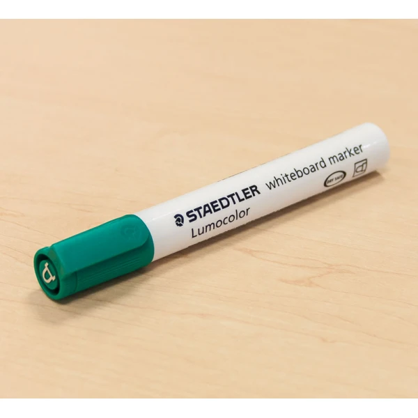 Zielony marker suchościeralny  Stadetler Lumocolor Whiteboard