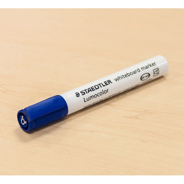 Niebieski marker suchościeralny  Stadetler Lumocolor Whiteboard