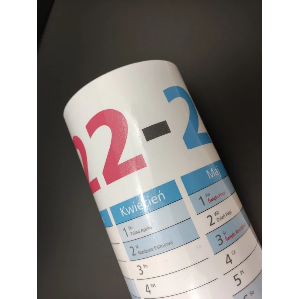 Planer szkolny 2025/2026 B0 144x102 cm kalendarz ścienny