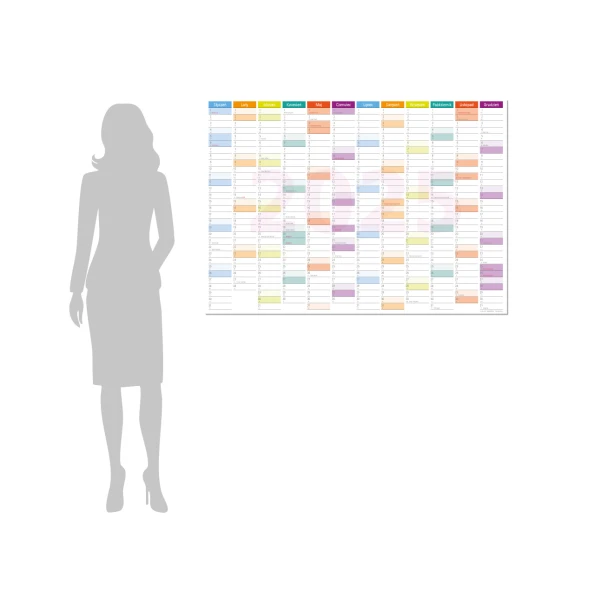 Porównanie formatu A0 do oboby o wzroście 160cm