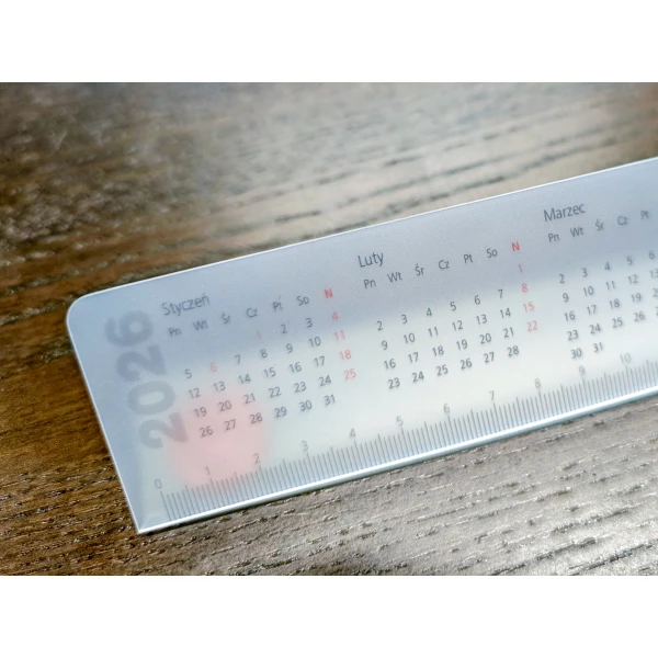 Ochronna listwa 48cm do biuwaru nadruk kalendarium 2026