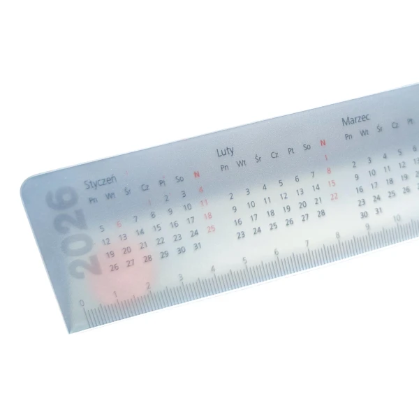 Listwa do podkładu notesowego na biurko z kalendarzem na 2026