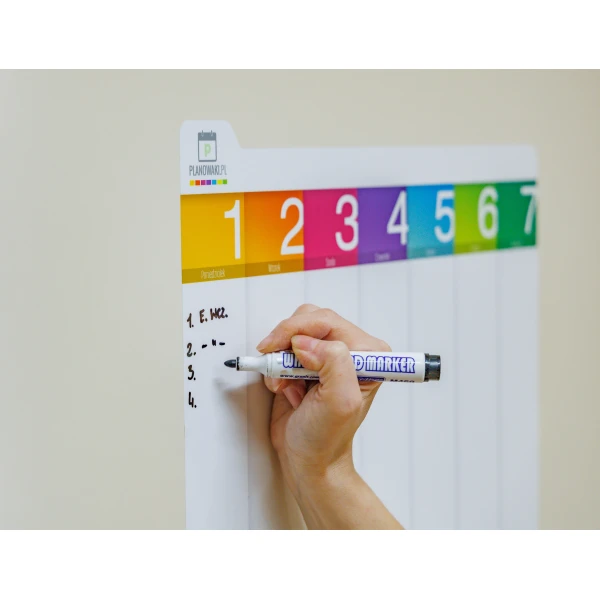 Zmazywalny przeklejany planer 48x37cm