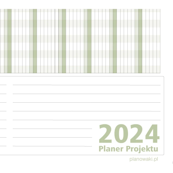 Wielki zmazywalny planer projektu na rok 2023 190x100cm