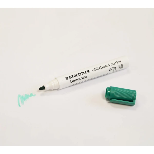 Zielony pisak suchościeralny  Stadetler Lumocolor Whiteboard